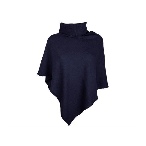 Poncho-marine-m.hals